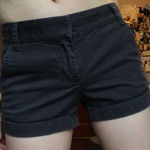J. Crew navy chino shorts